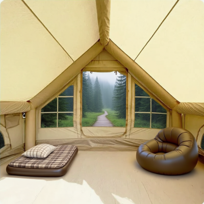 Туристическая надувная палатка