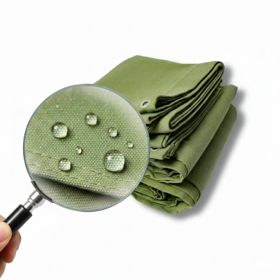 Брезентовая штора для гаража (водоотталкивающая, ВО)