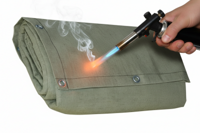 Брезентовая штора огнеупорная (ОП)