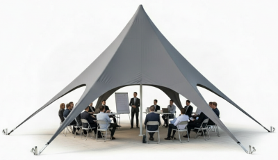 Шатер - тент "Звезда" для проведения мероприятий на открытом воздухе, конференций, обучений